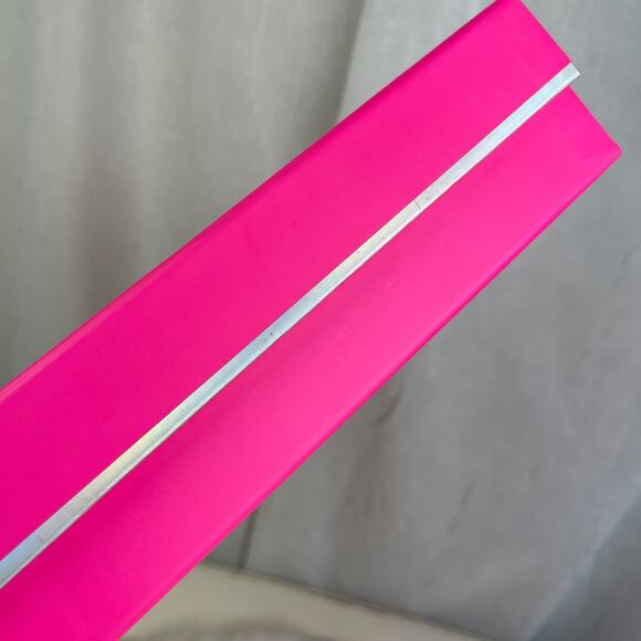 Victoria’s Secret PINK Gift Display Decor Box Silver Holograph Logo Black Bow - Picture 16 of 16